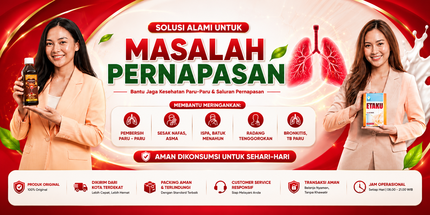 Flash Sale Herbal Pernapasan