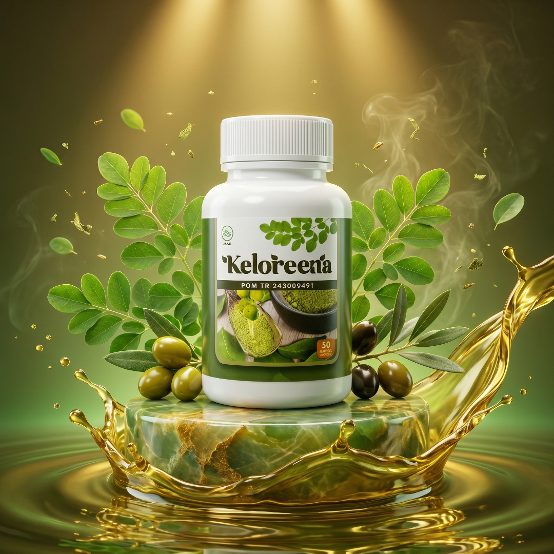 Keloreena Isi 50 kapsul Obat Mata Berlemak Isk Beser Kolesterol Asam Urat Prostat Hernia Darah Tinggi Rematik Nyeri Sendi