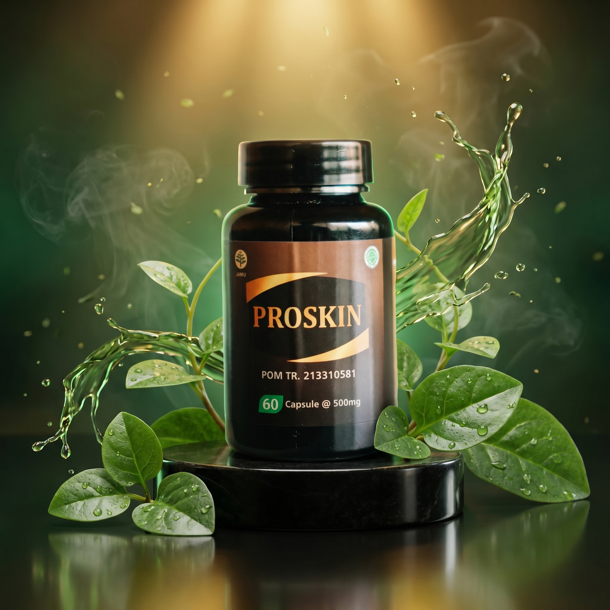 Proskin Isi 60 Kapsul Obat Herbal Gatal Seluruh Badan Gatal Selangkangan Kutu Air Biduran Panu Eksim dan Penyakit Kulit lainnya
